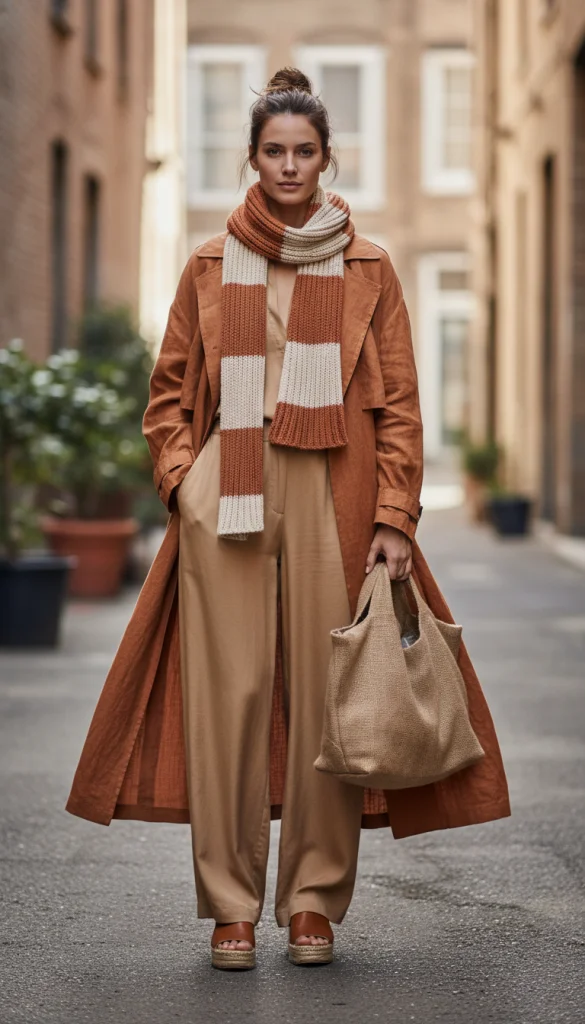 Earth-Toned Monochrome Looks