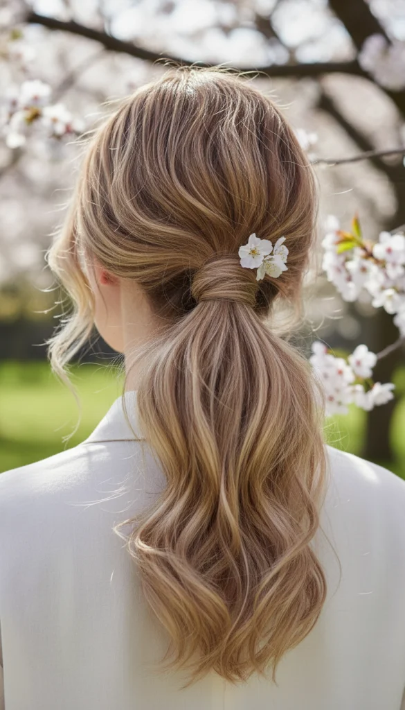 Effortless Ponytail With Texture