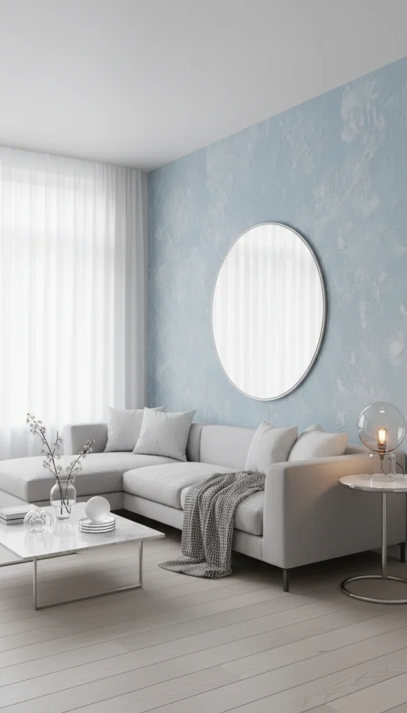 Frosted Blue for a Glacier Aesthetic