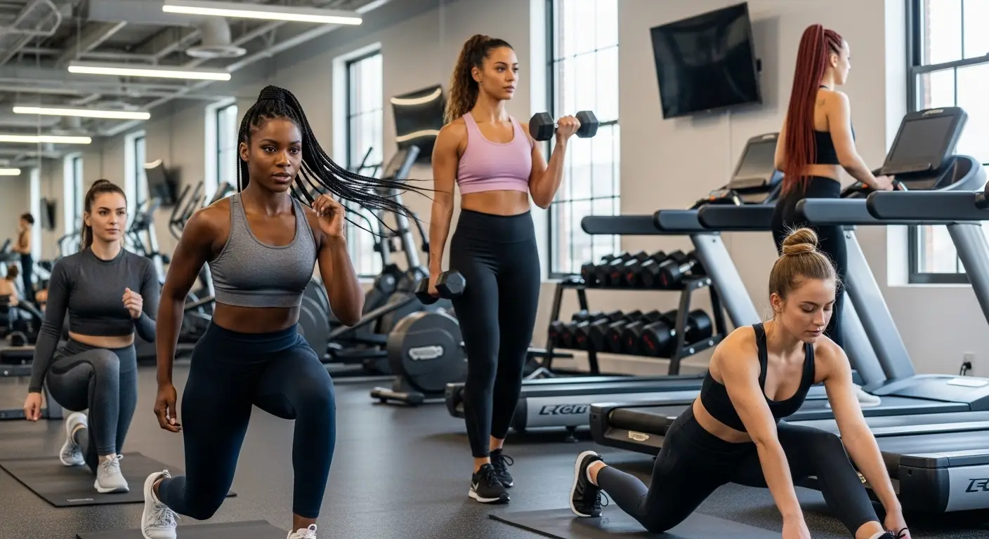 Gym Girl Sweat Proof Hair Ideas