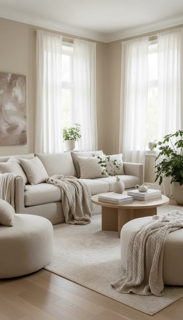 Layer Light Neutral Textiles