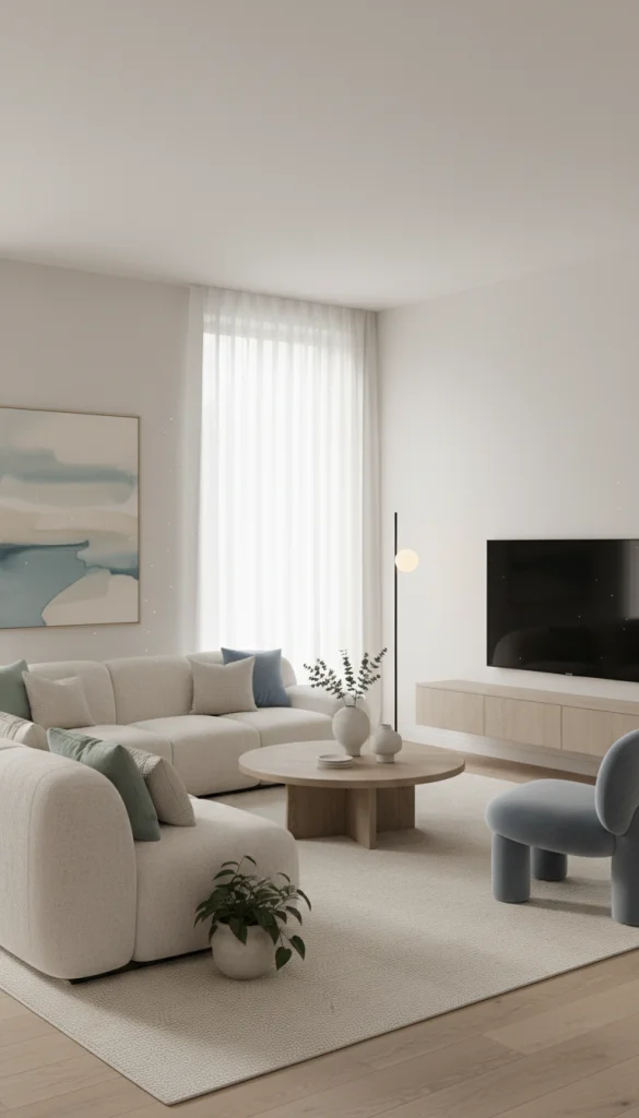 Minimalist Mint & Blue Styling