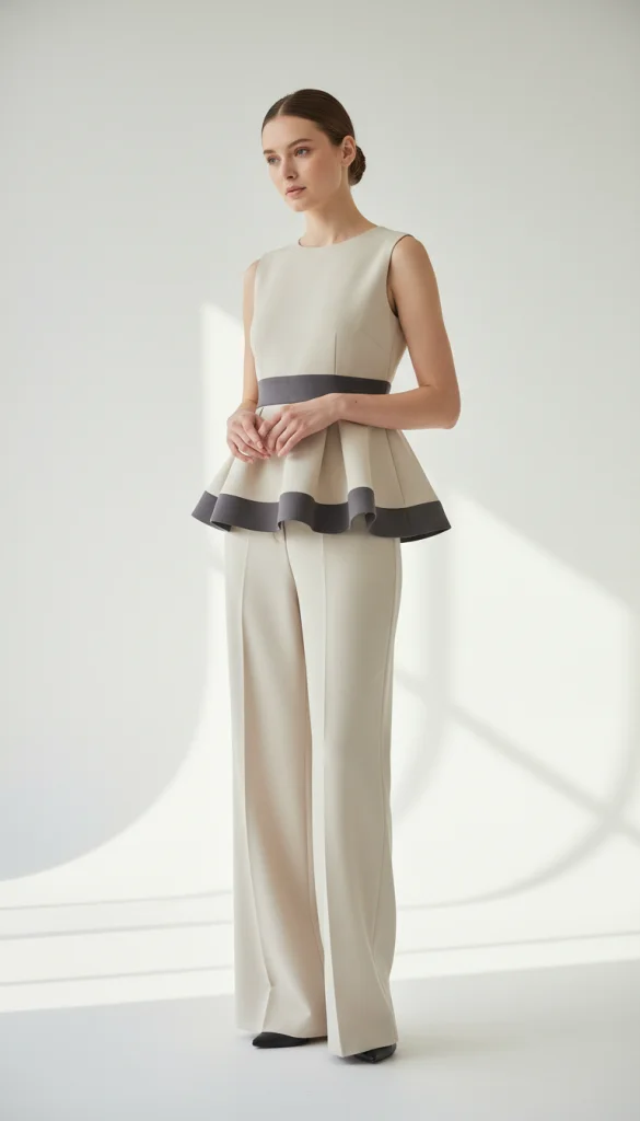 Modern Peplum Silhouettes