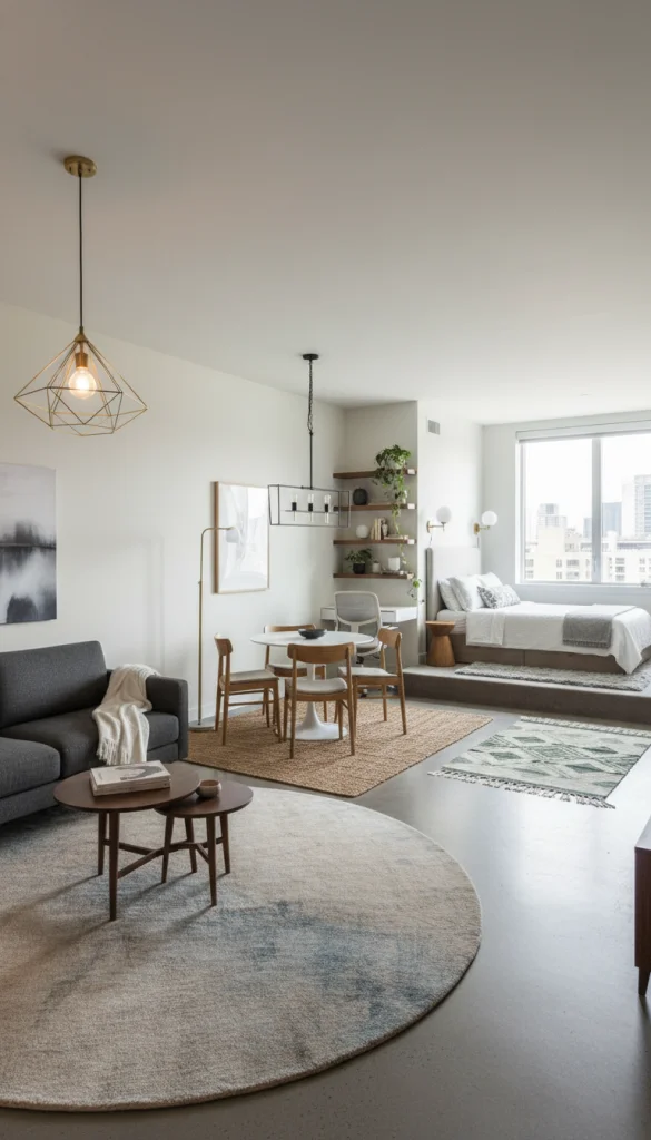 Multipurpose Zones with Visual Separation