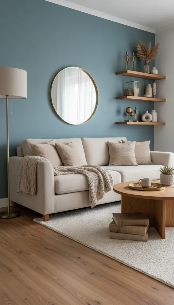 Muted Teal-Blue for Warmth