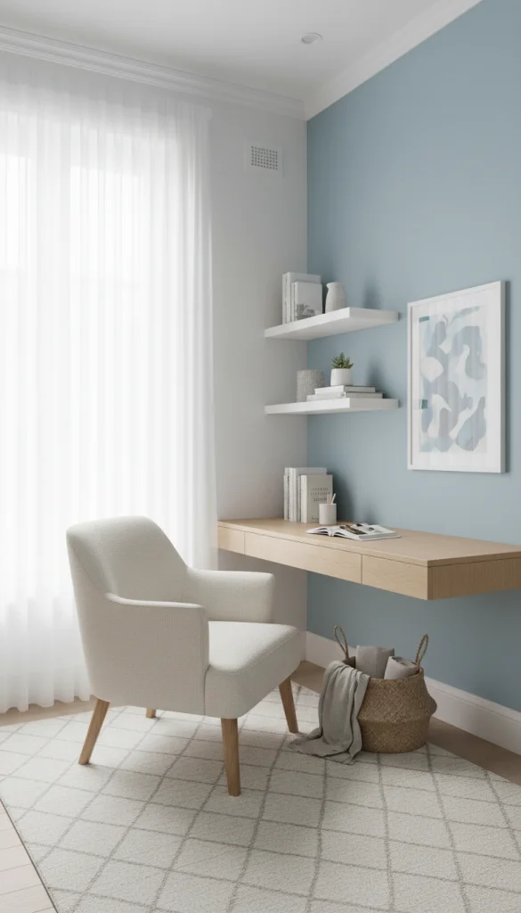 Pale Blue for Small Spaces