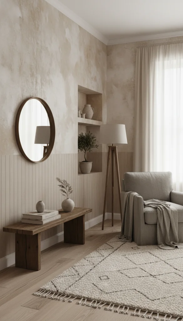 Textured Walls as Focal Points