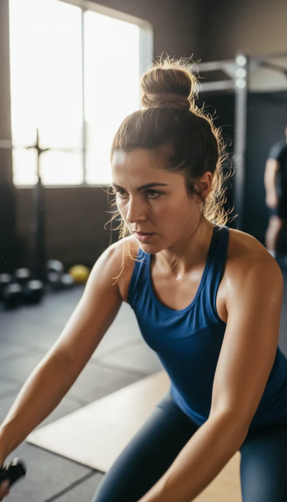 Top Knot Bun for High-Intensity Training