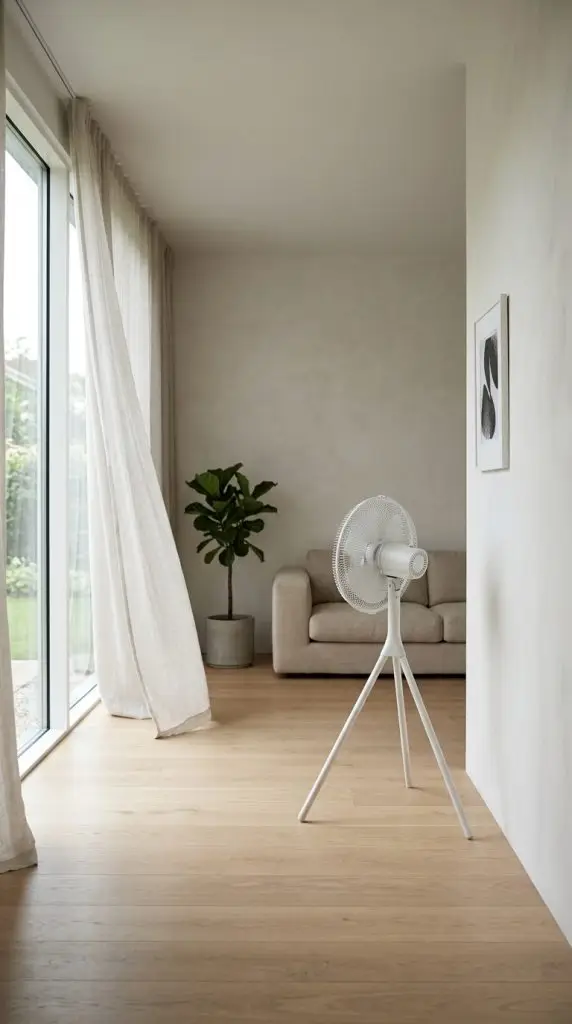 Facing a Wall for Indirect Airflow