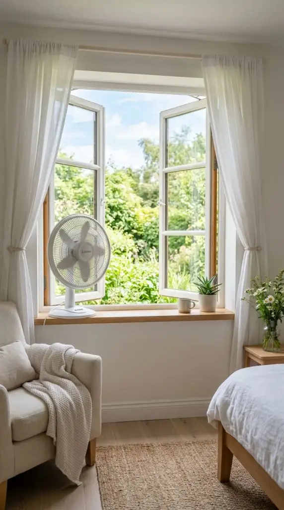 Near a Window (Facing Inward)