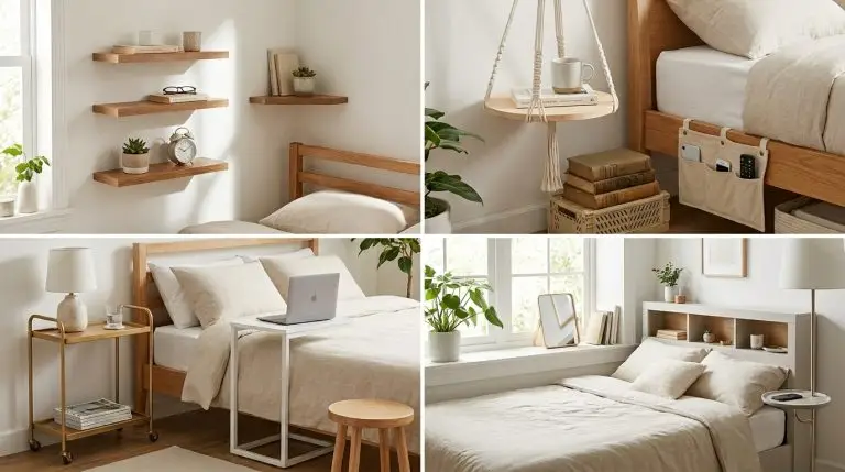 Nightstand Alternatives for Tiny Rooms