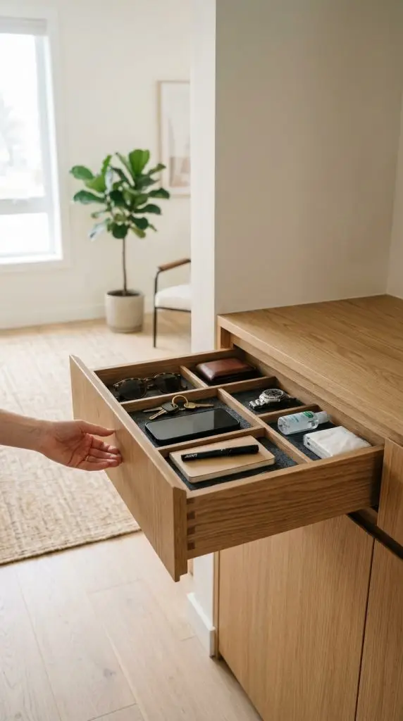 Pull-Out Hidden Drawers