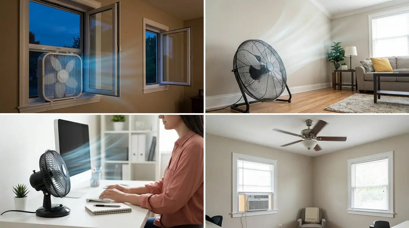Summer Fan Placement Ideas for Better Airflow