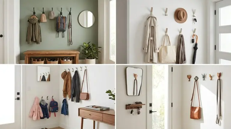 Wall Hook Placement Ideas Near Door