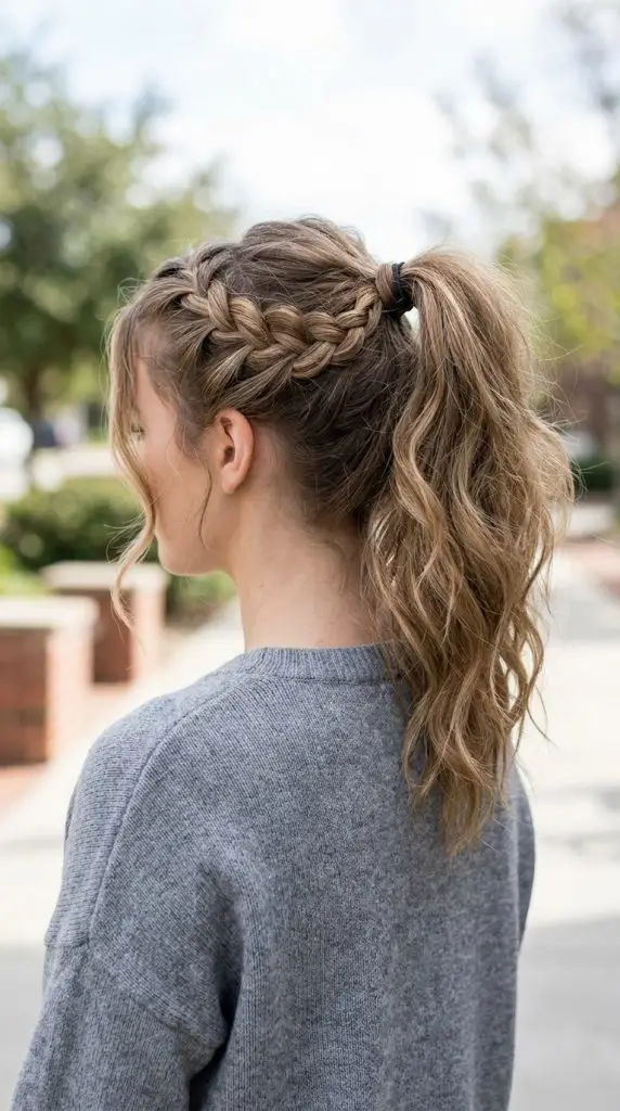  Braided Ponytail