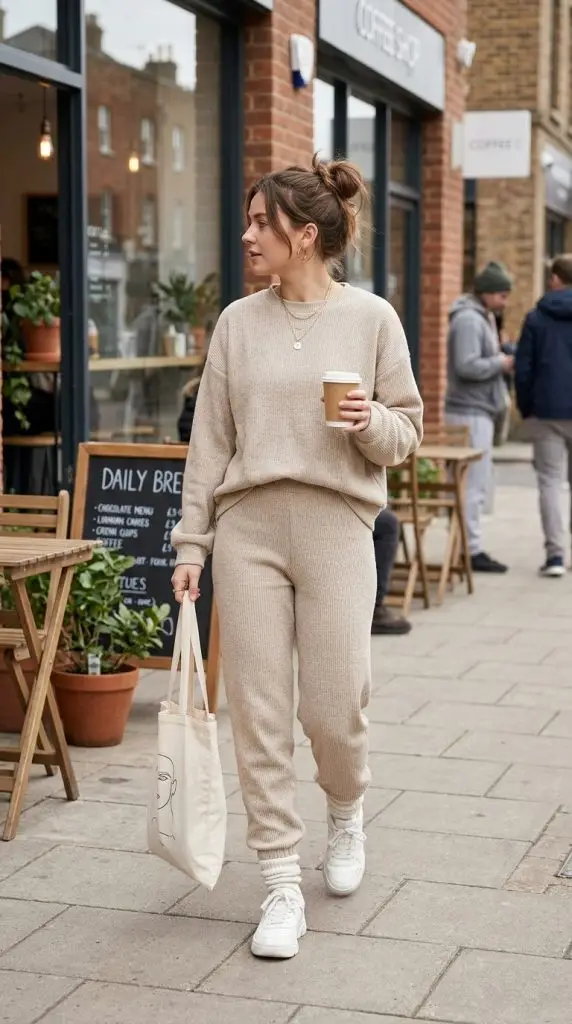 Matching Neutral Lounge Set