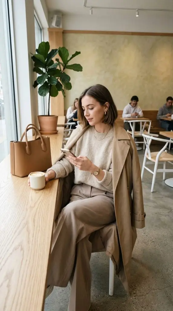 Monochrome Beige Outfit