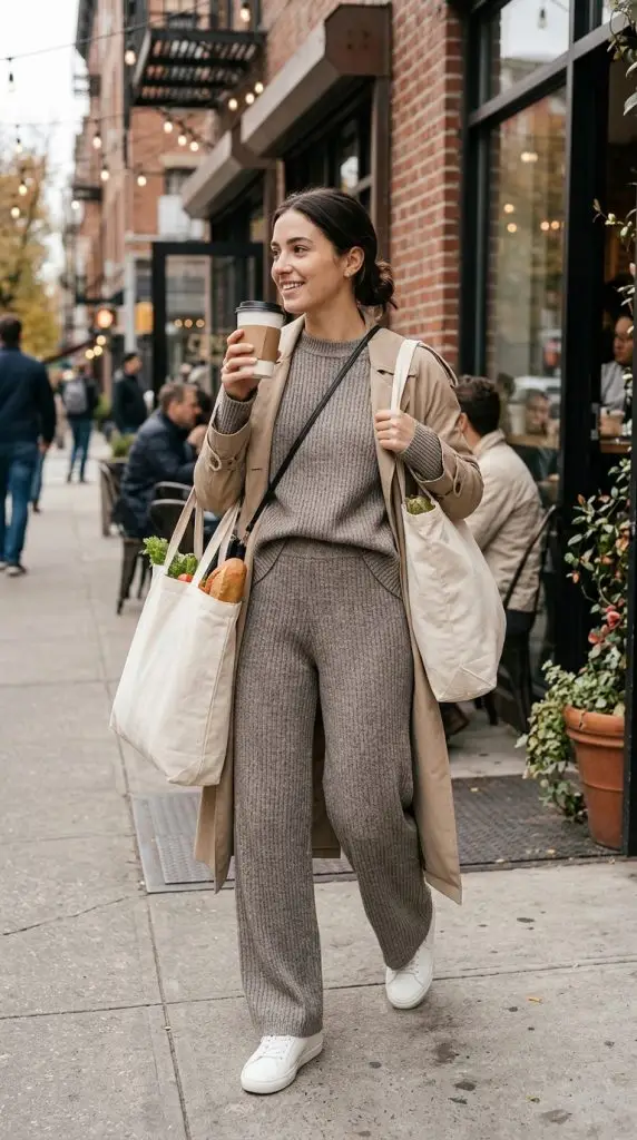 Ribbed Matching Set