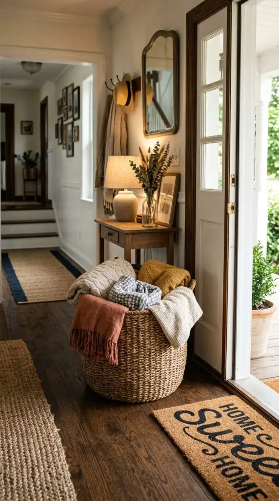 Add a Basket for Blankets