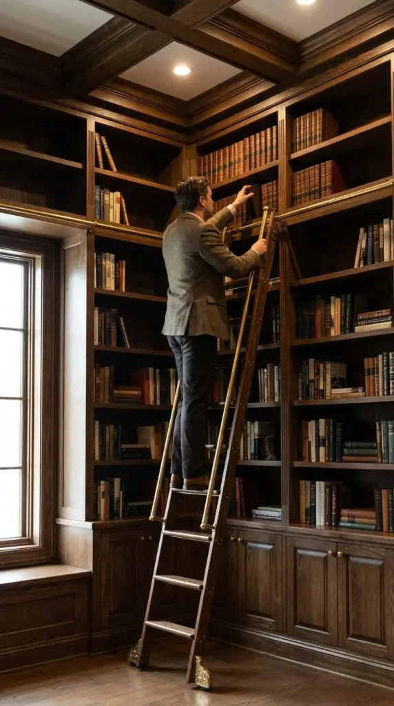 Add a Rolling Library Ladder