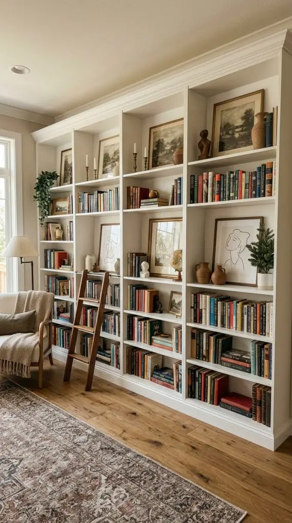 Build a Full Wall of Bookshelves