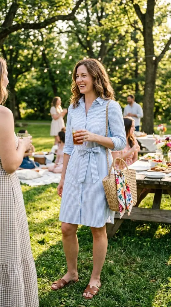  Button-Down Shirt Dress