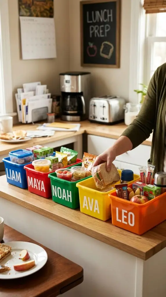 Color-Coded Kid Stations