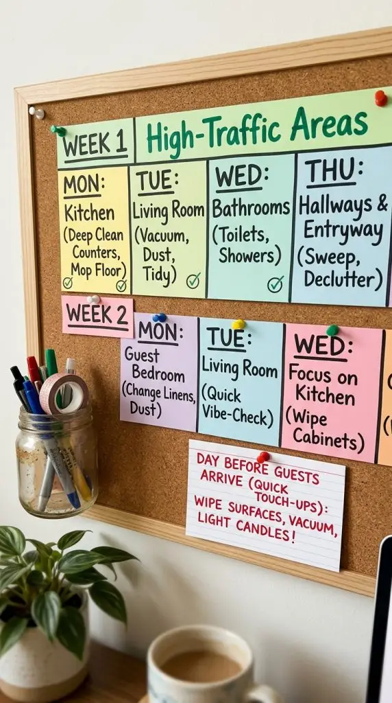 Create a Holiday Cleaning Schedule