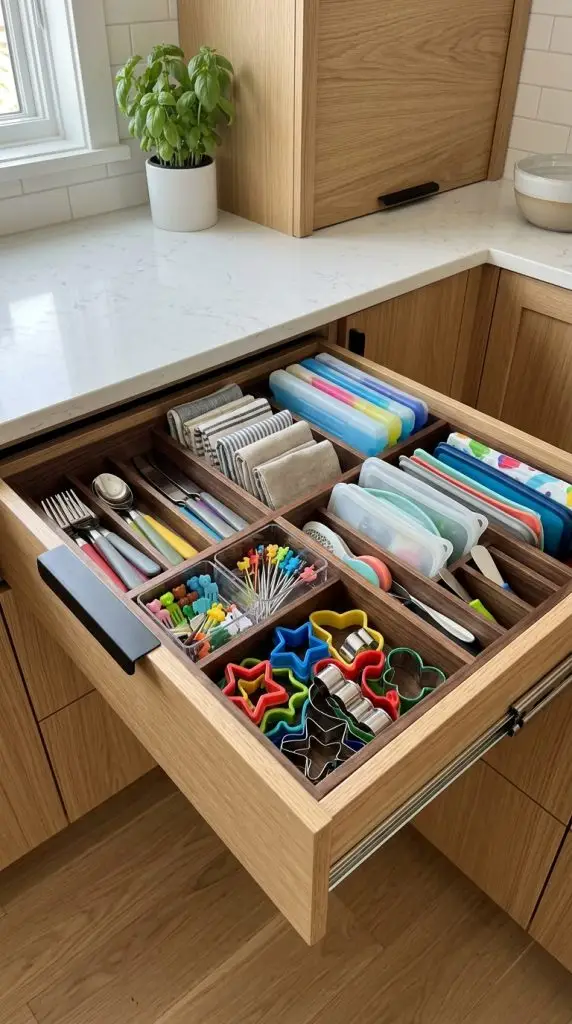 Drawer Dedicated to Lunch Tools