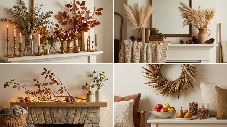 Fall Mantel Ideas Without Pumpkins