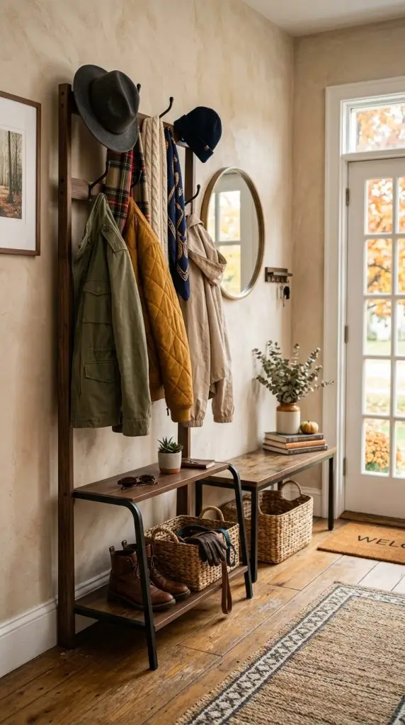 Hang a Cozy Coat Rack
