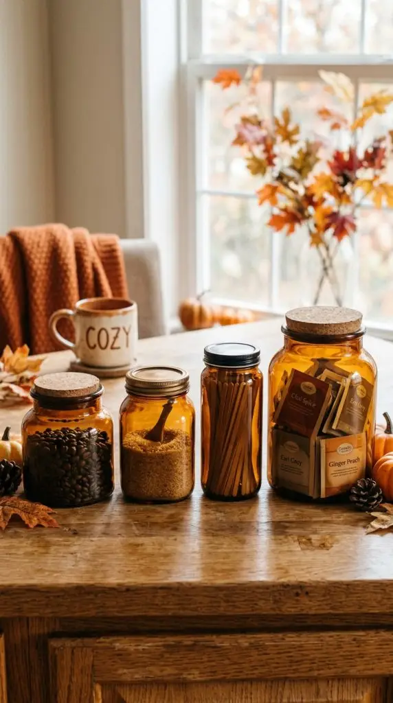 Incorporate Amber Glass Jars