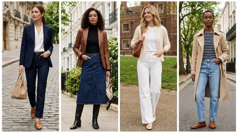 Old Money Outfit Ideas With Denim