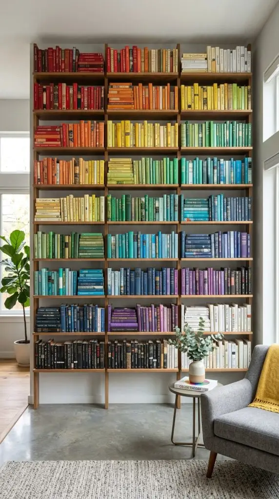 Organize Books by Color