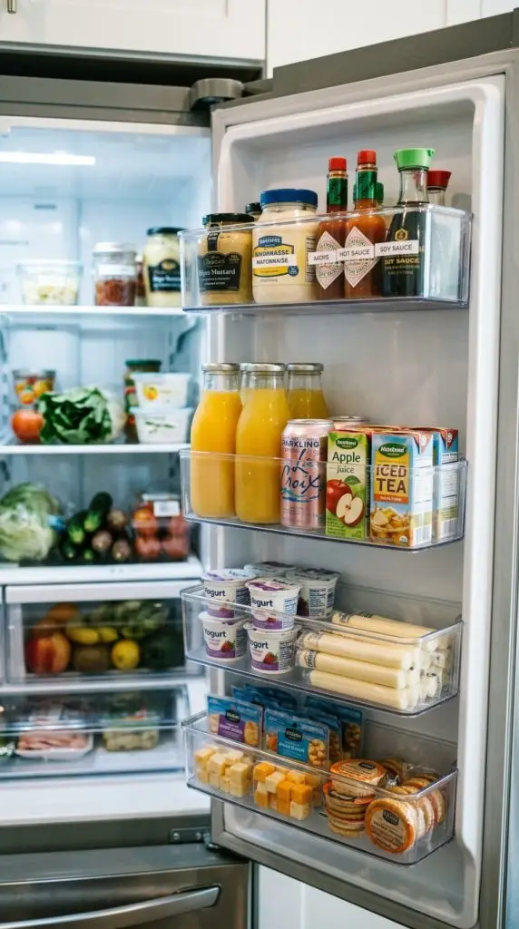 Refrigerator Door Organization