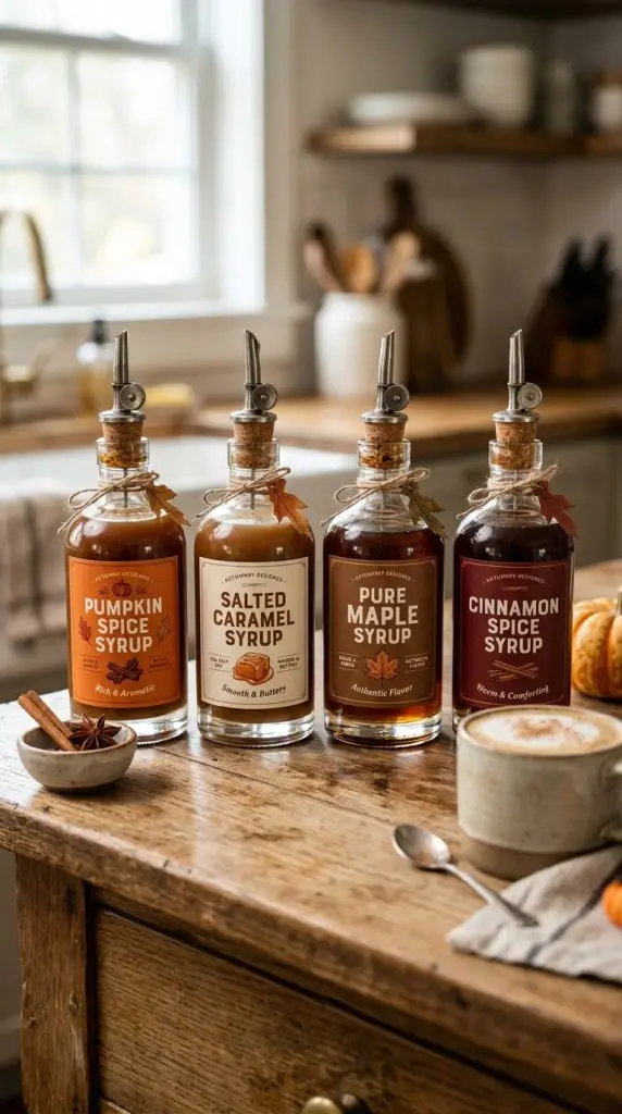Showcase Seasonal Syrups