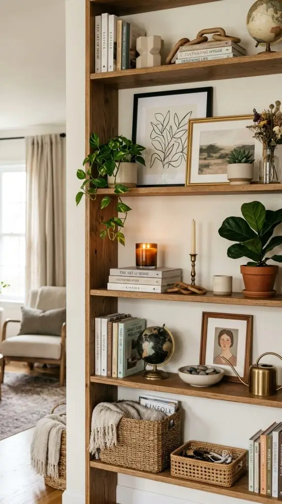 Style Shelves With Decor