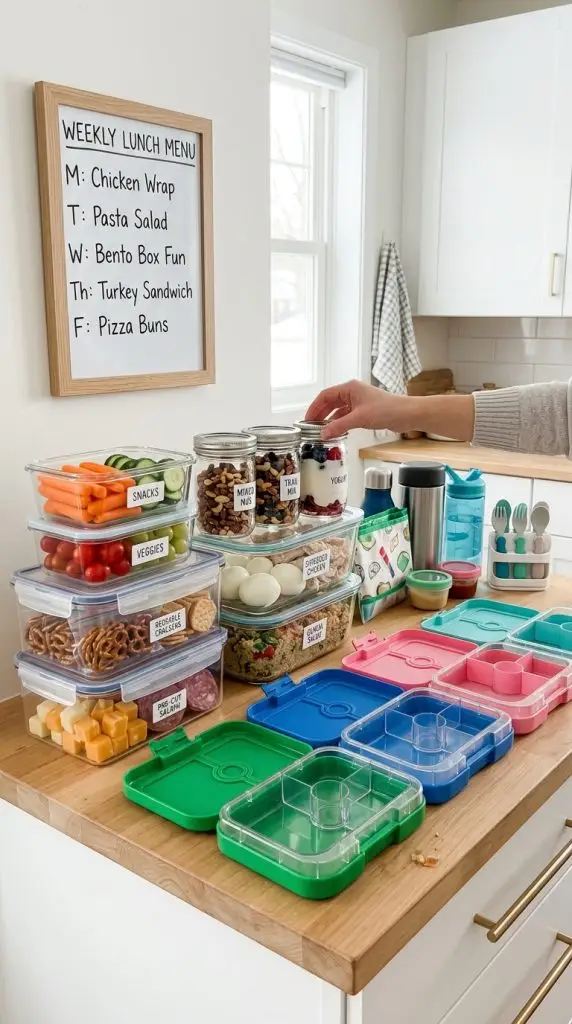 Weekend Prep Lunch Station