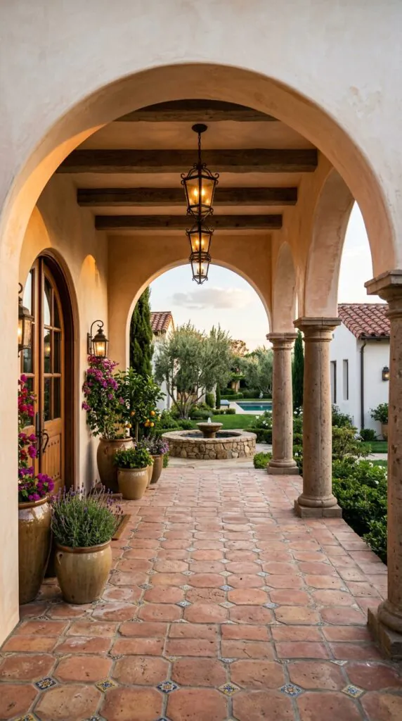 Arched Pass-Through Window