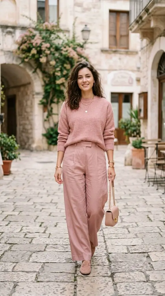 Dusty Pink Feminine Style