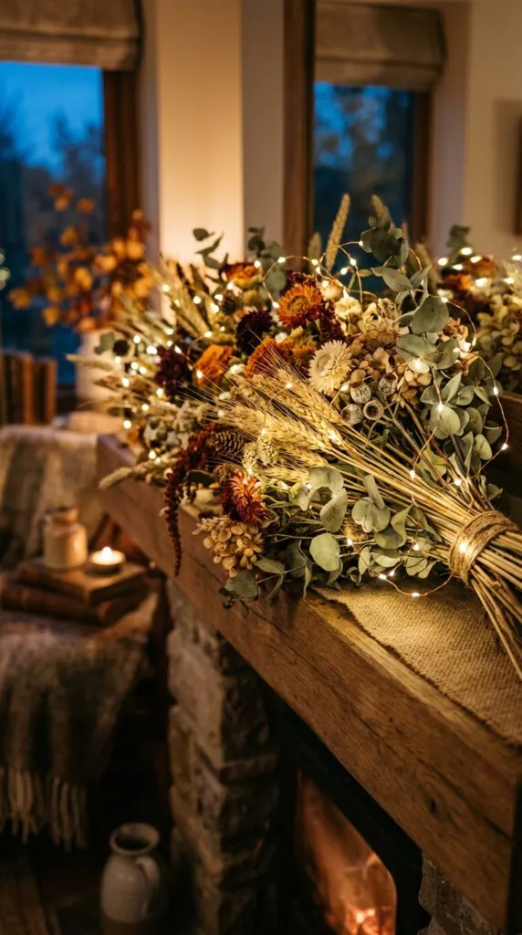 Fairy Lights and Dried Florals