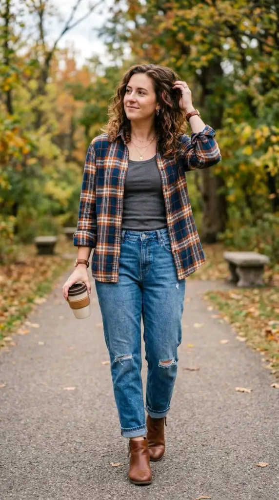 Flannel Shirt in Team Colors