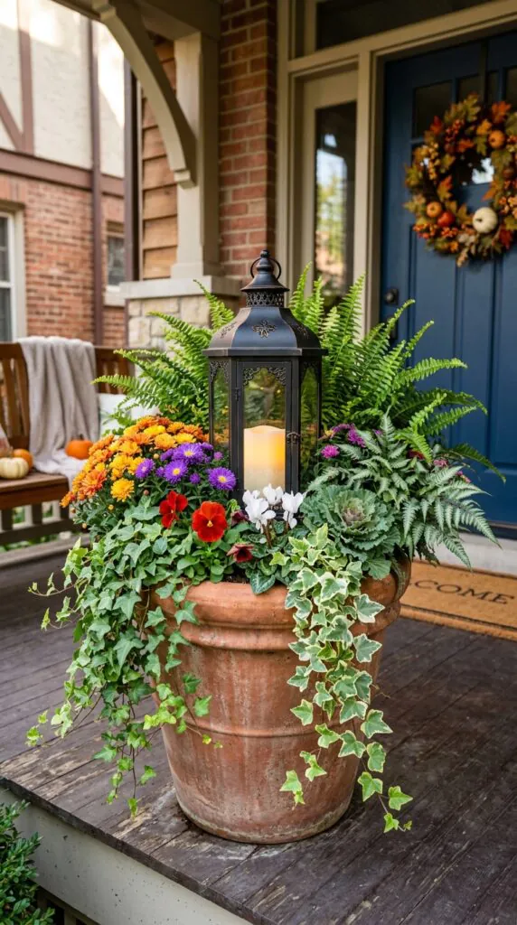 Lantern and Greenery Combo