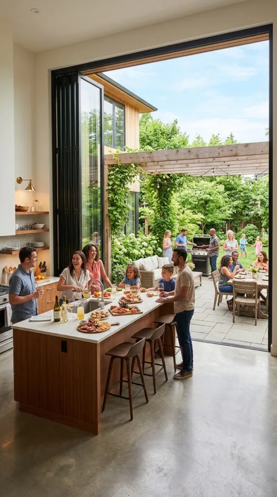 Large Bi-Fold Kitchen Window