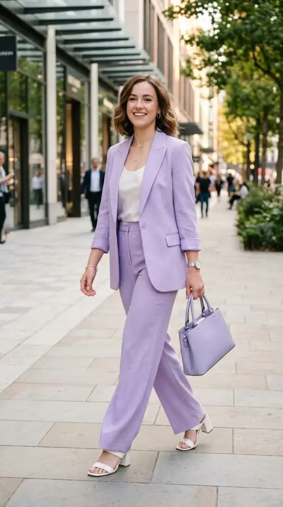 Lavender Modern Monochrome