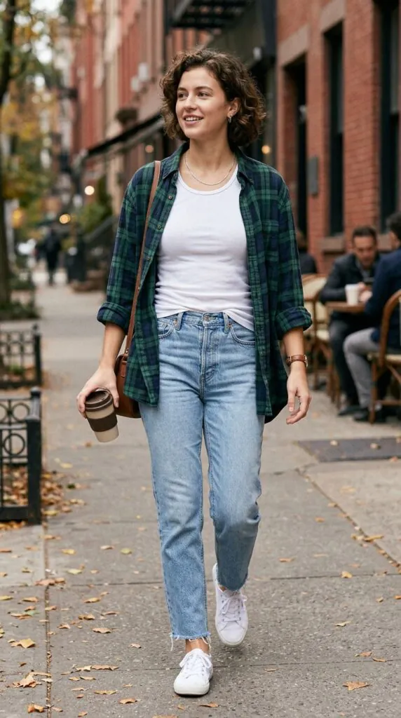 Layer with a Button-Up Shirt