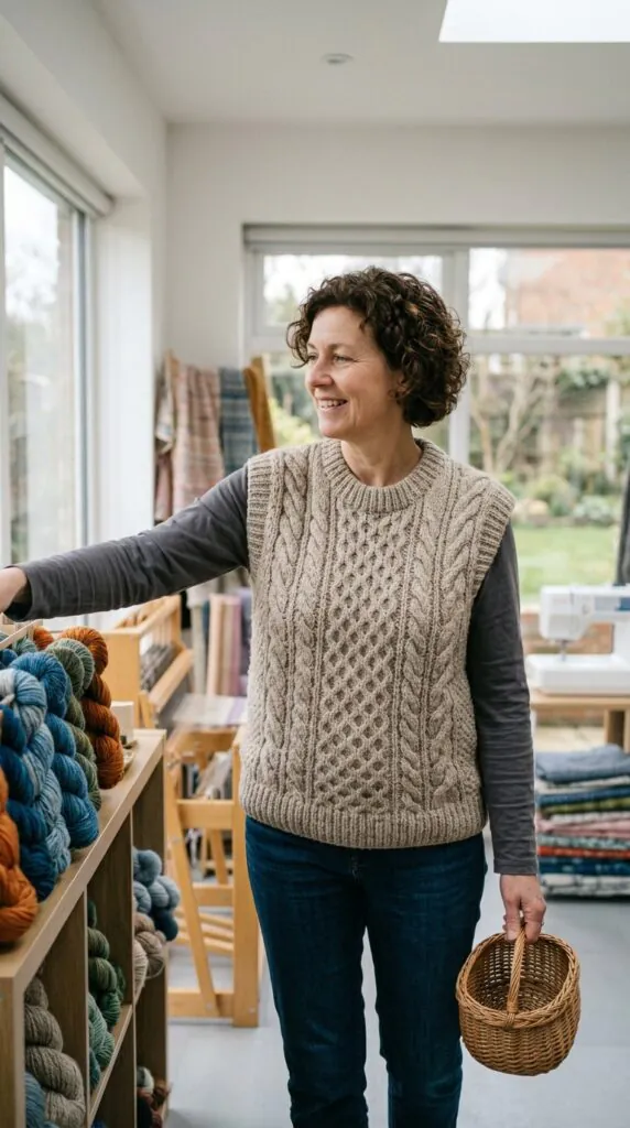 Layer with a Lightweight Vest