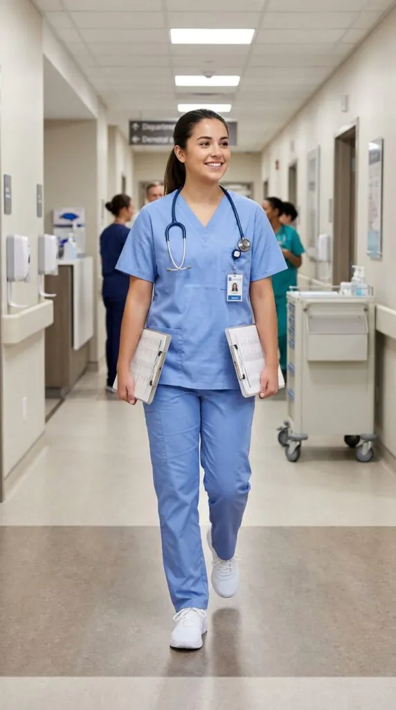 Light Blue Scrubs