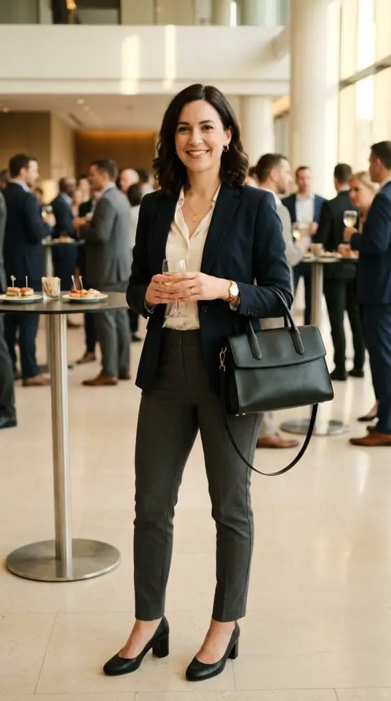 Minimal Accessories With a Structured Handbag