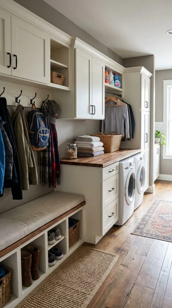 Multi-Function Mudroom Station